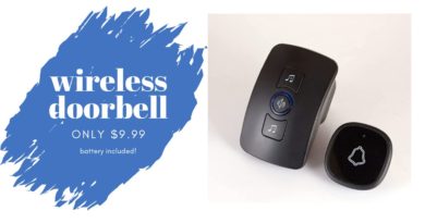 Wireless Doorbell $9.99 On Amazon