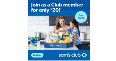 Get a 1 year membership for just $20! Save 60% on a new Sam’s Club Membership!F2D