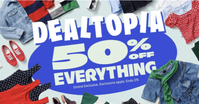 Old Navy Dealtopia – 50% Off Everything!F2D